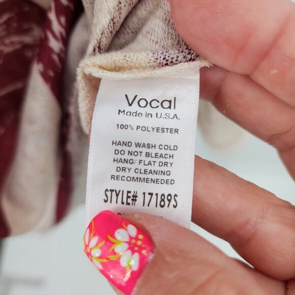 VOCAL Distressed American Flag Short Sleeve T Shirt Top S-XL NWT - Picture 8 of 9